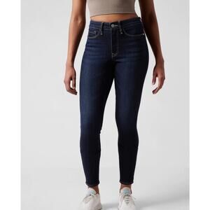 Athleta Sculptek Ultra Skinny Midnight Jean size 2